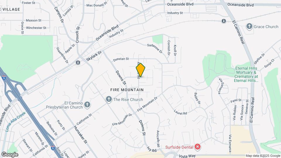 1482 Avocado Rd Map and Location Details