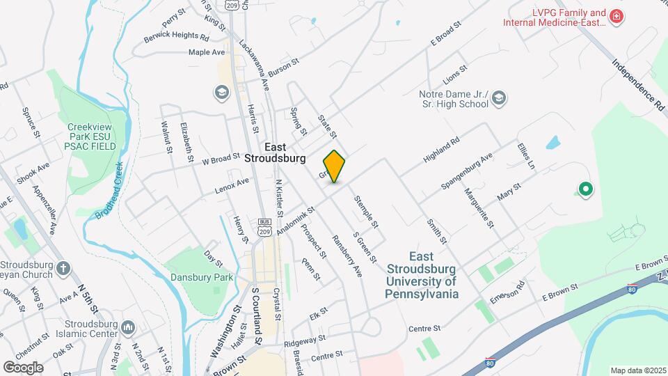 146 Analomink St Mapa y Detalles de la Ubicación