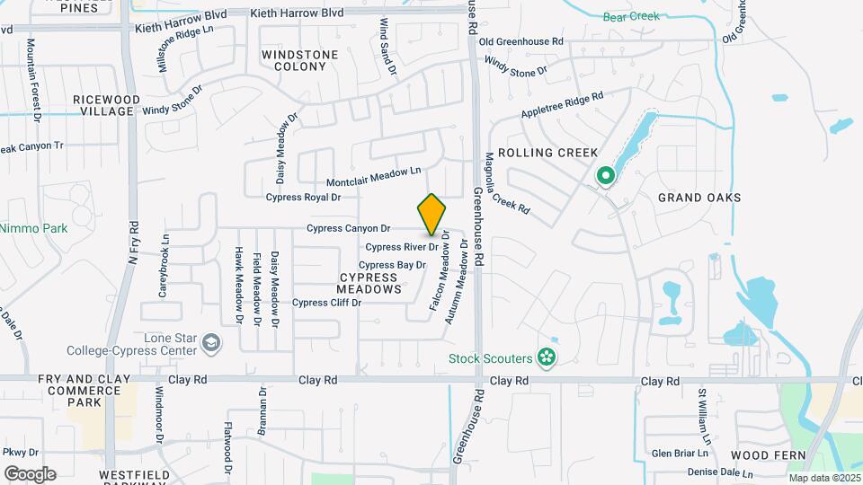 19214 Cypress River Dr Map and Location Details