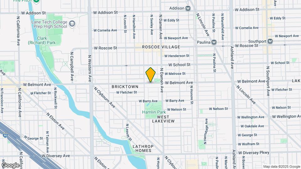 2039-2041 W Belmont Ave Map and Location Details