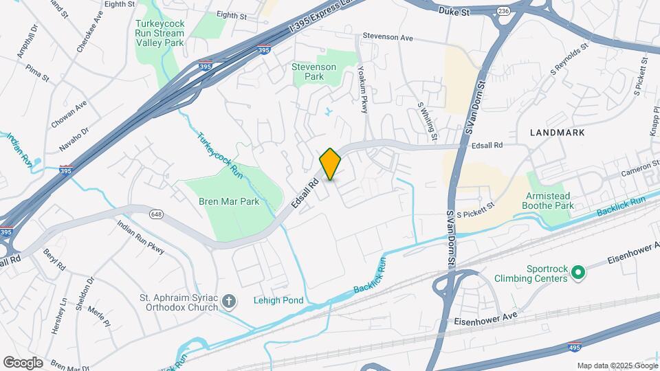 6230 Edsall Rd Map and Location Details