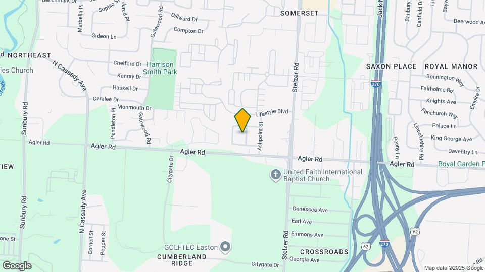 2395 Maple Hedge Way Map and Location Details