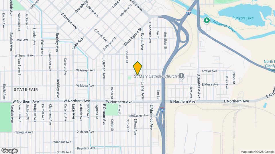 1118 E Routt Ave Map and Location Details