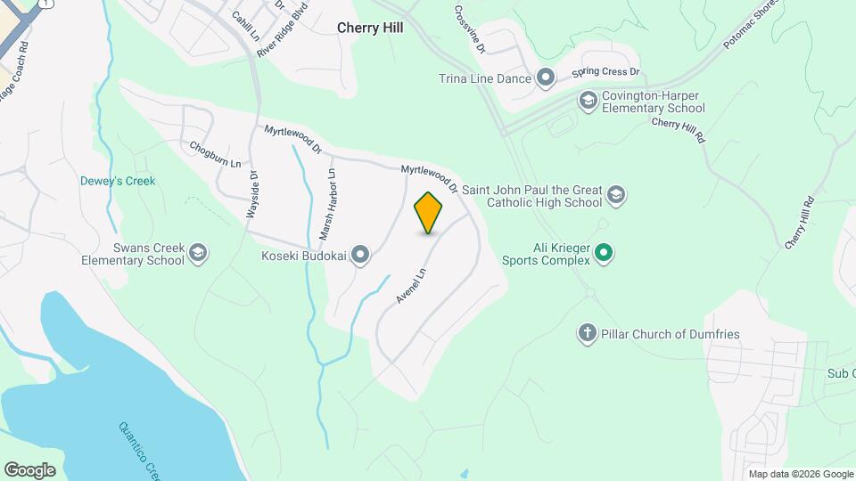 17680 Avenel Ln Map and Location Details