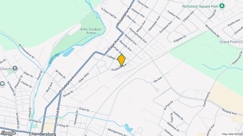 980 Scotland Ave Map and Location Details