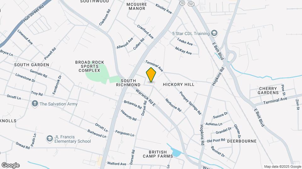4508 Norborne Rd Map and Location Details