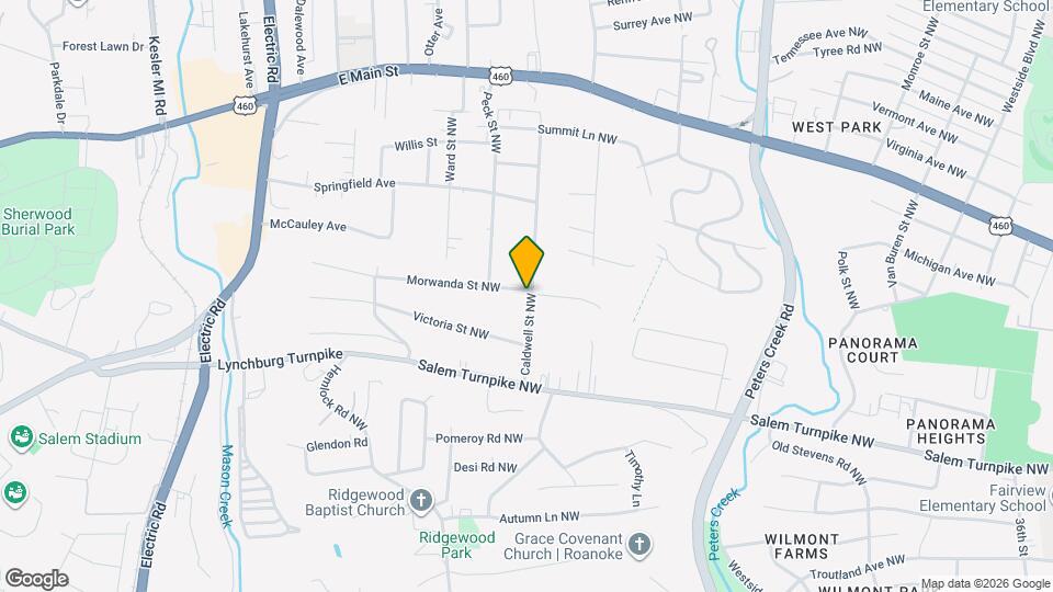 5002 Morwanda St NW Map and Location Details