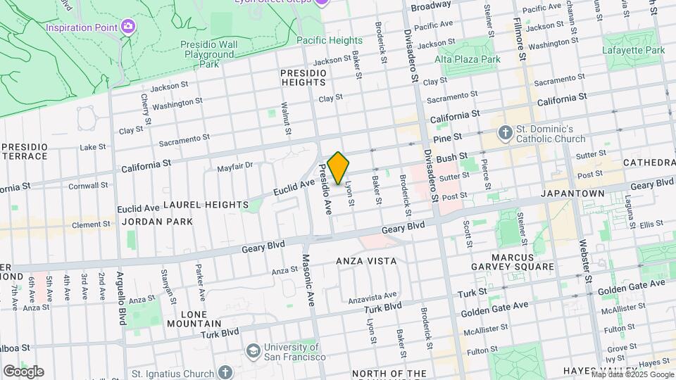 2742 Sutter St Map and Location Details