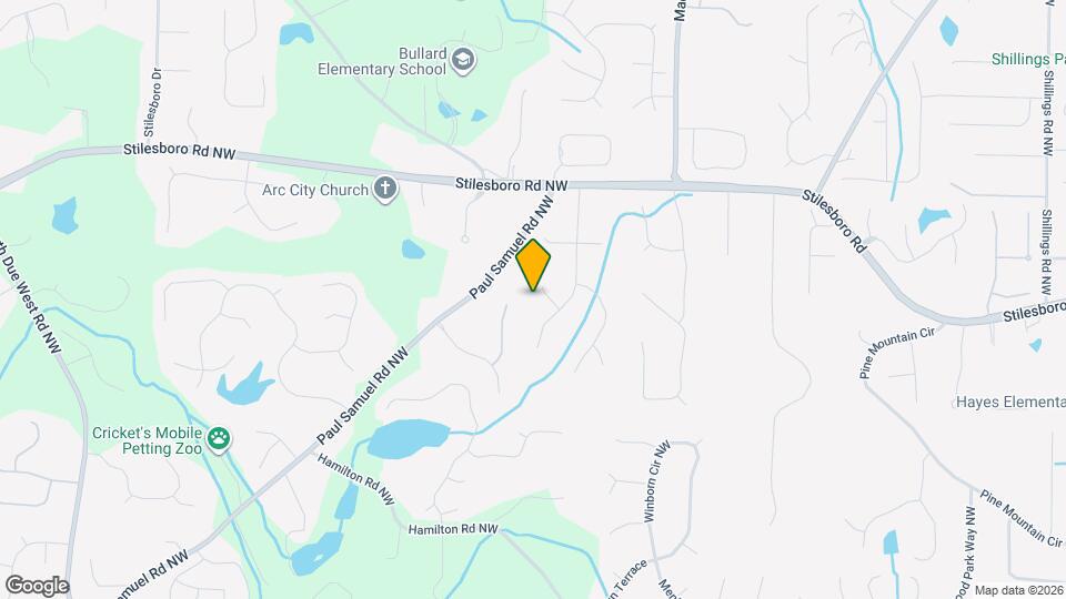 3525 Sir Johns Ct NW Map and Location Details