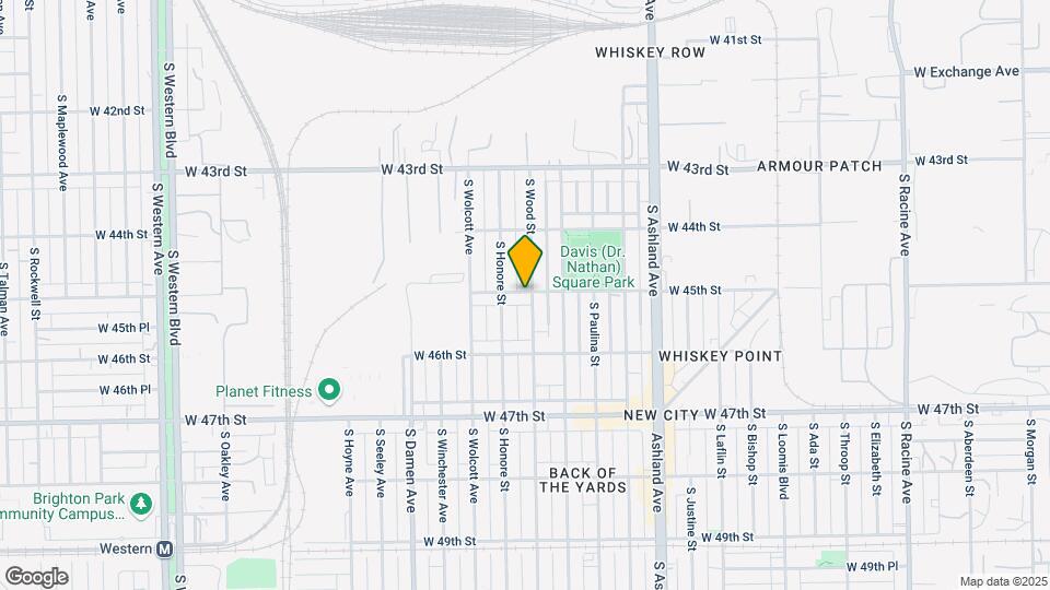 4500 S Wood St, Unit 3 Map and Location Details