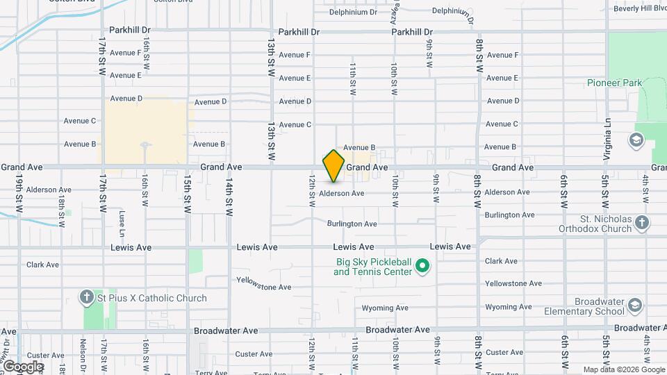 1127 Alderson Ave Mapa y Detalles de la Ubicación