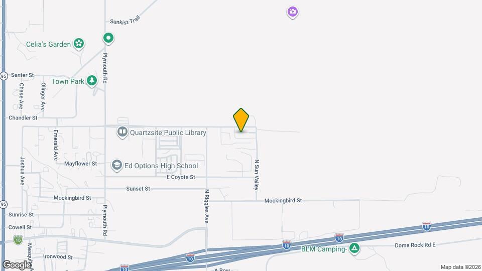 Las Casas de Quartzsite Map and Location Details