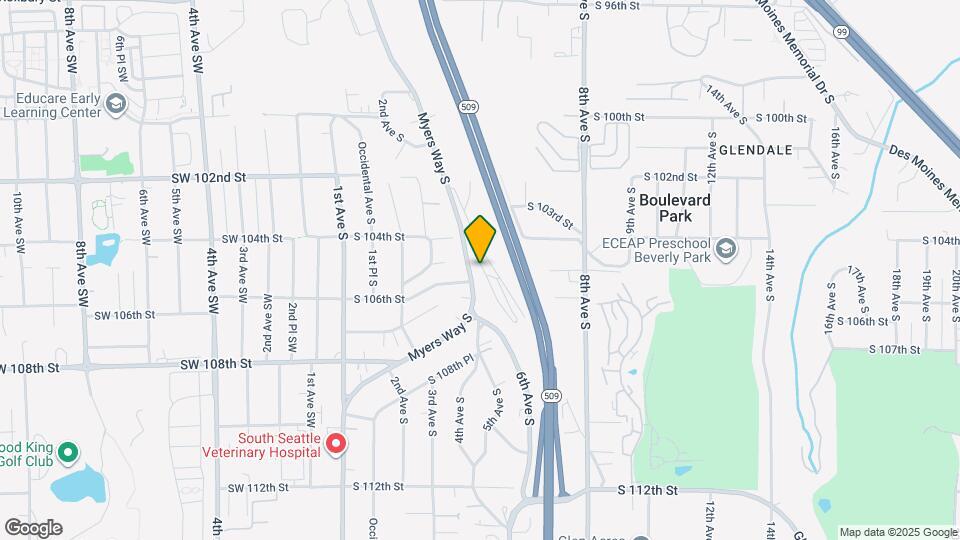 10417 Aqua Way S Map and Location Details