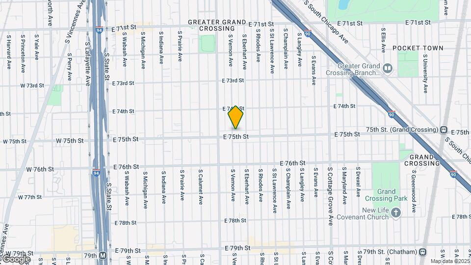 7451 S Vernon Ave Mapa y Detalles de la Ubicación