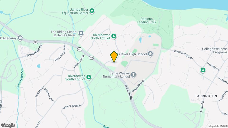 13901 Riverdowns N Ct Map and Location Details