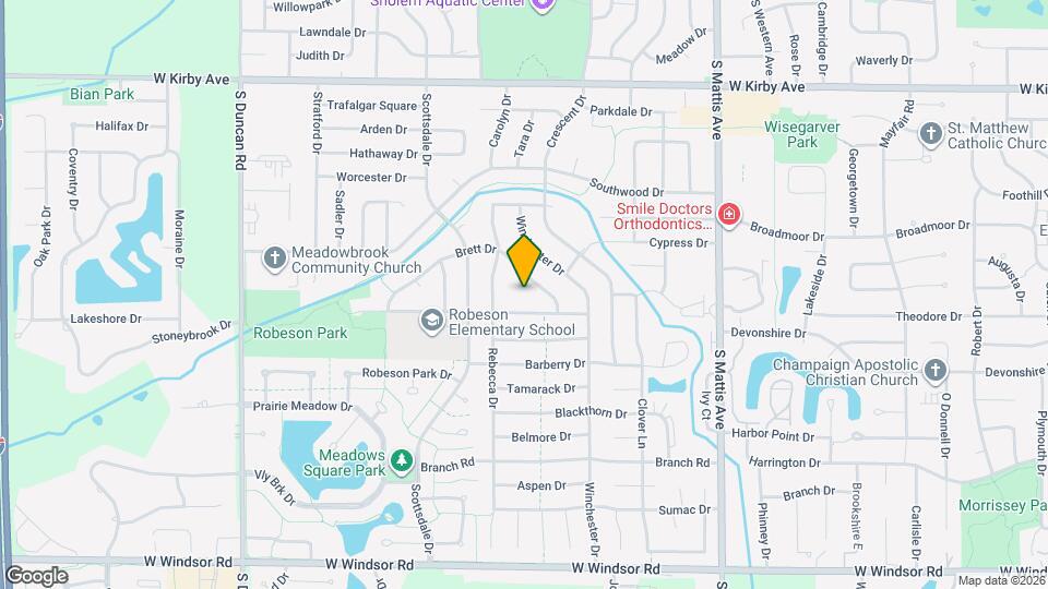 2303 Brookhaven Dr Mapa y Detalles de la Ubicación
