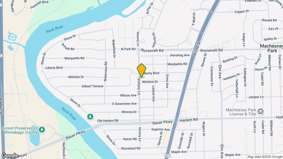 304 Wilshire Dr Map and Location Details