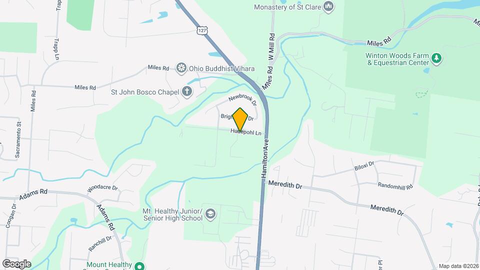 1663 Hudepohl Ln Map and Location Details