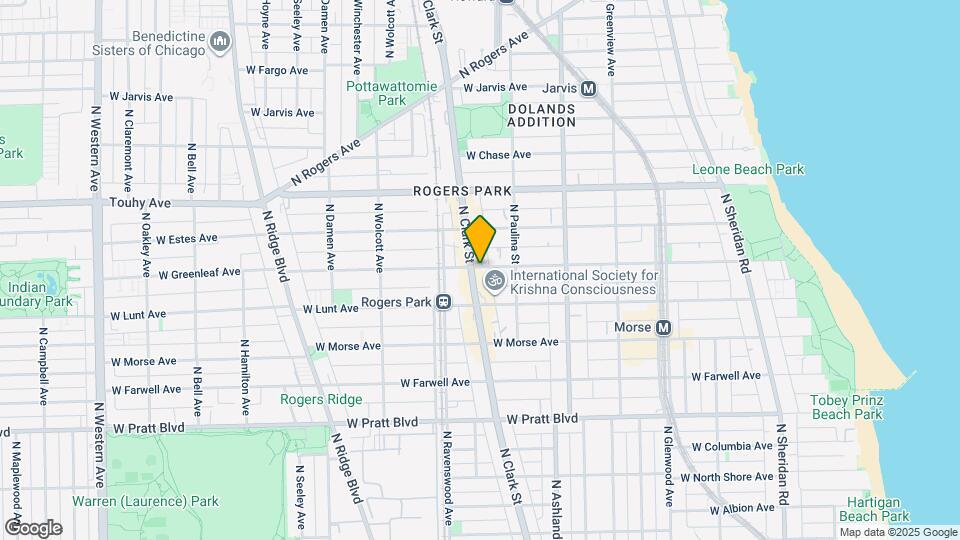 1740 W Greenleaf Ave, Unit 103 Mapa y Detalles de la Ubicación