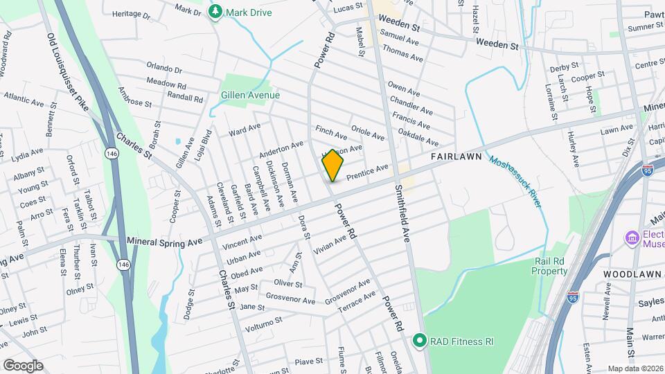 124 Prentice Ave Map and Location Details