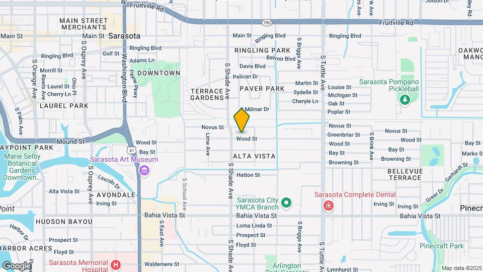 2443 Wood St Map and Location Details
