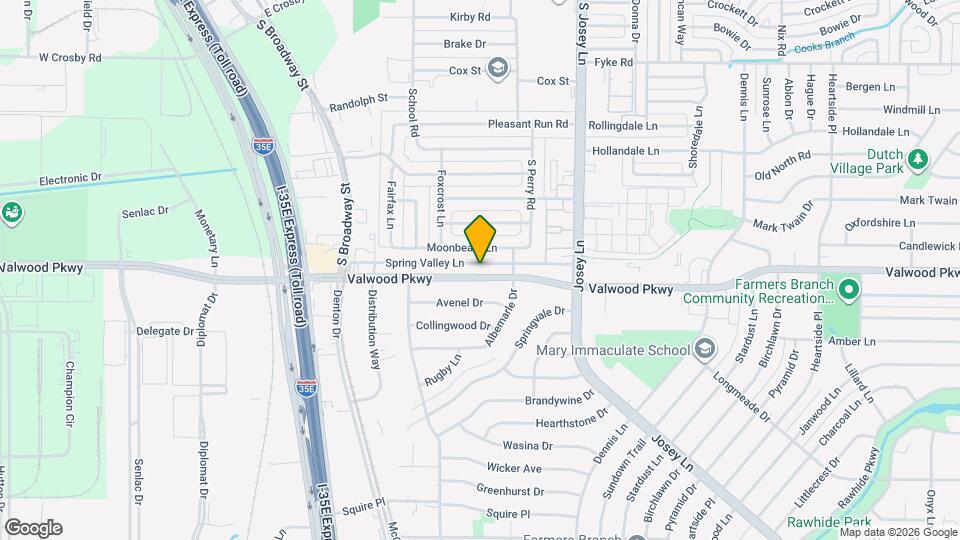 2559 Valwood Pkwy Map and Location Details