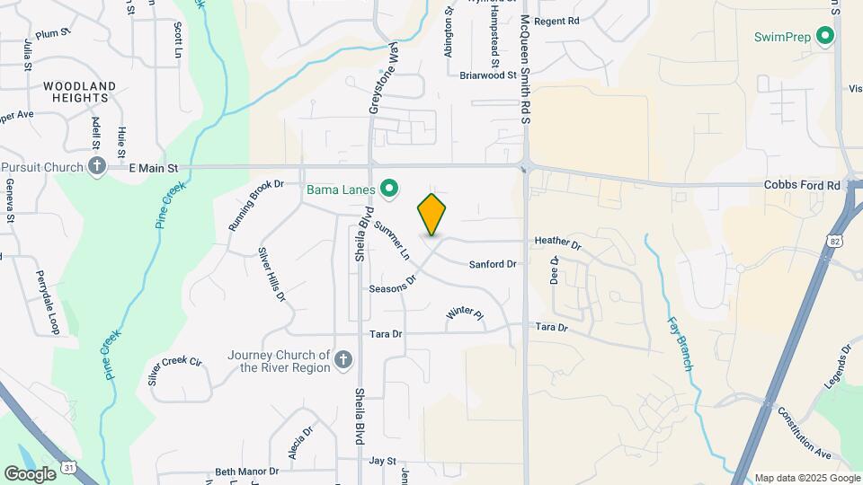 1829 Sanford Dr Map and Location Details