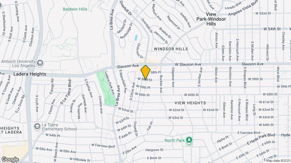 4462 1/2 W 59th St Map and Location Details