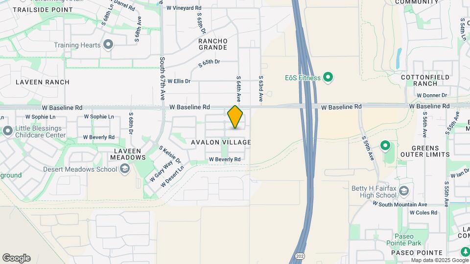 6335 W Branham Ln Map and Location Details