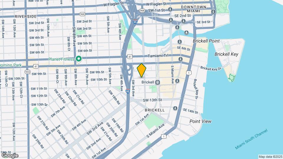 Brickell Ten Mapa y Detalles de la Ubicación