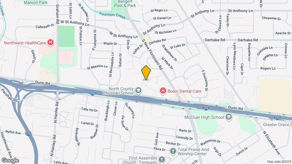 25 Claire Dr Mapa y Detalles de la Ubicación