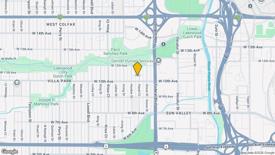 1021 Hazel Ct Map and Location Details