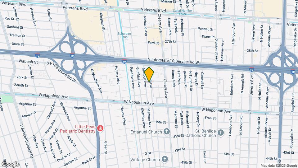 2304 Napoleon Ave Map and Location Details