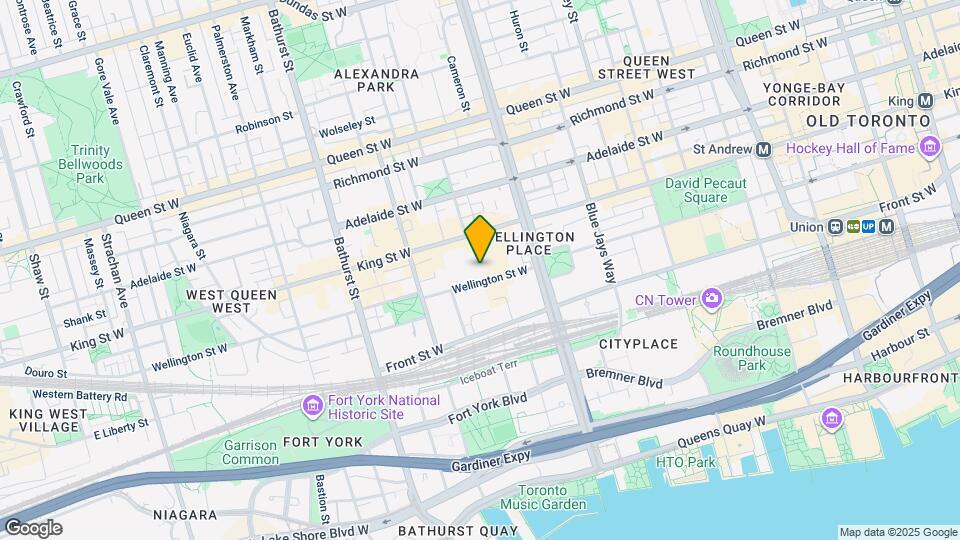 438 Wellington St W Map and Location Details