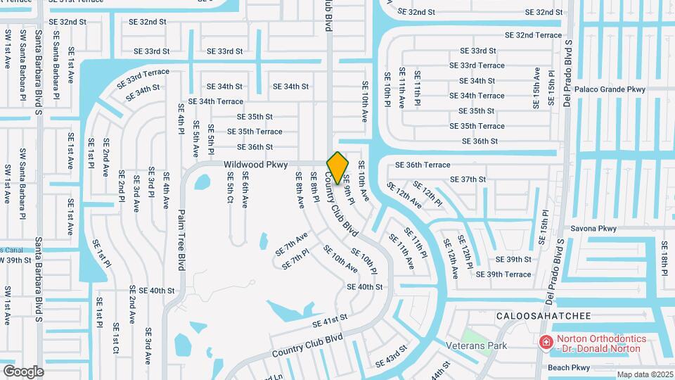 3637 Country Club Blvd Map and Location Details