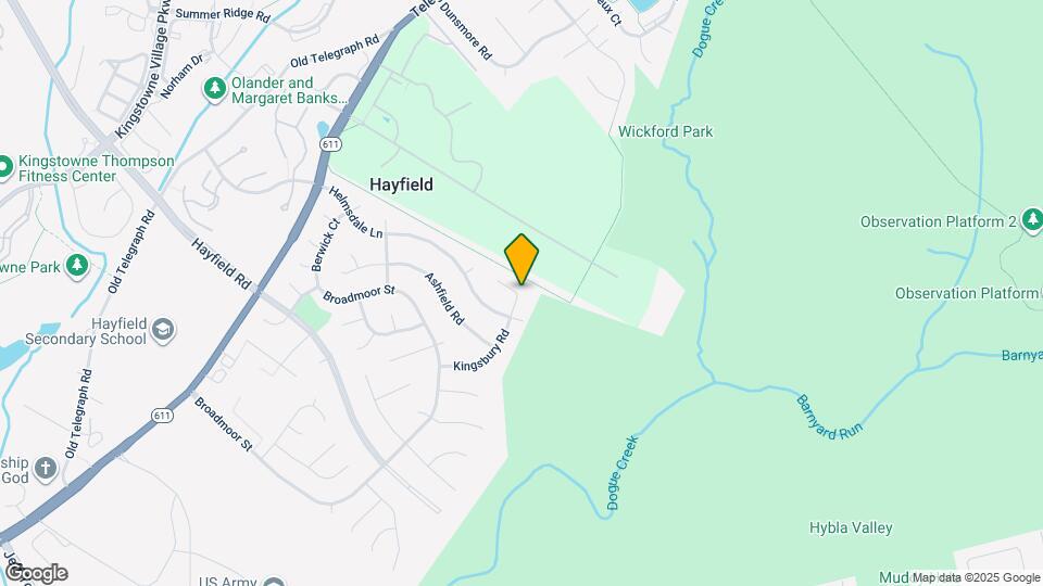 7611 Kingsbury Rd Map and Location Details