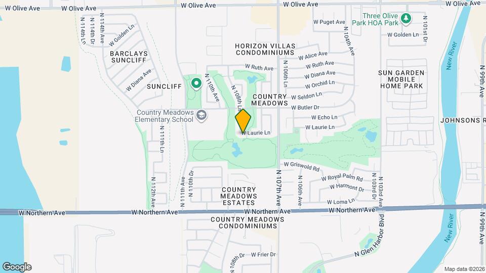 10831 W Laurie Ln Map and Location Details