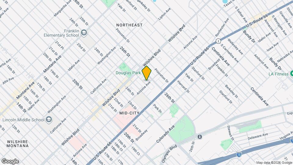 1257 25th St Map and Location Details