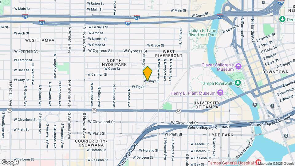 1330 W Gray St Map and Location Details