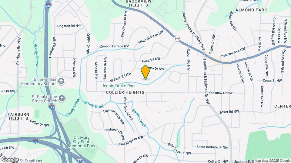664 Indigo Ln NW Map and Location Details