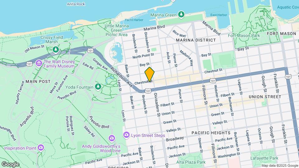 2429-2431 Chestnut St Mapa y Detalles de la Ubicación