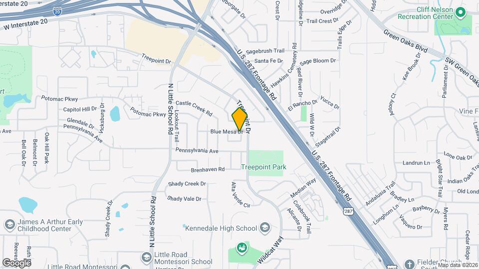 6006 Blue Mesa Dr Map and Location Details