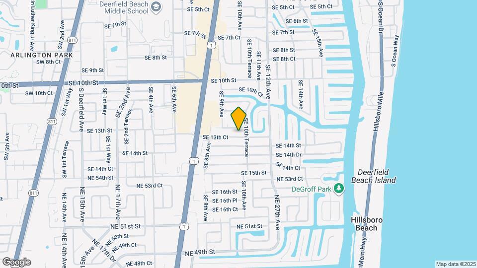 921 SE 13th Ct Map and Location Details