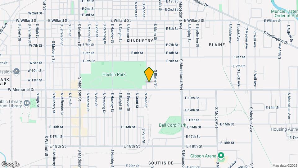 1311 E 11th St Map and Location Details