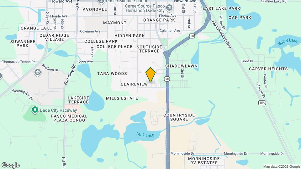 Dade City Apartments Map and Location Details
