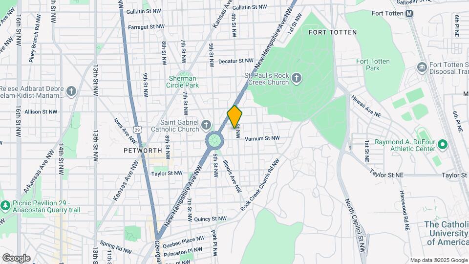 4312 4th St NW, Unit Unit 2 Map and Location Details