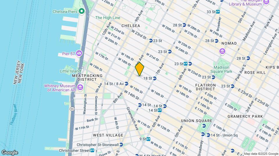 246 W 17th St Map and Location Details