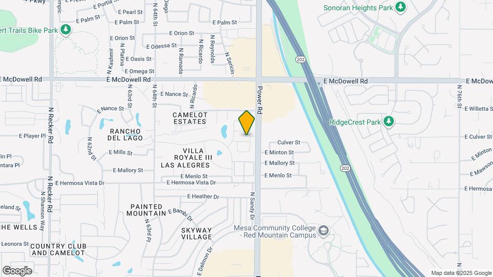 6746 E Melrose St Mapa y Detalles de la Ubicación