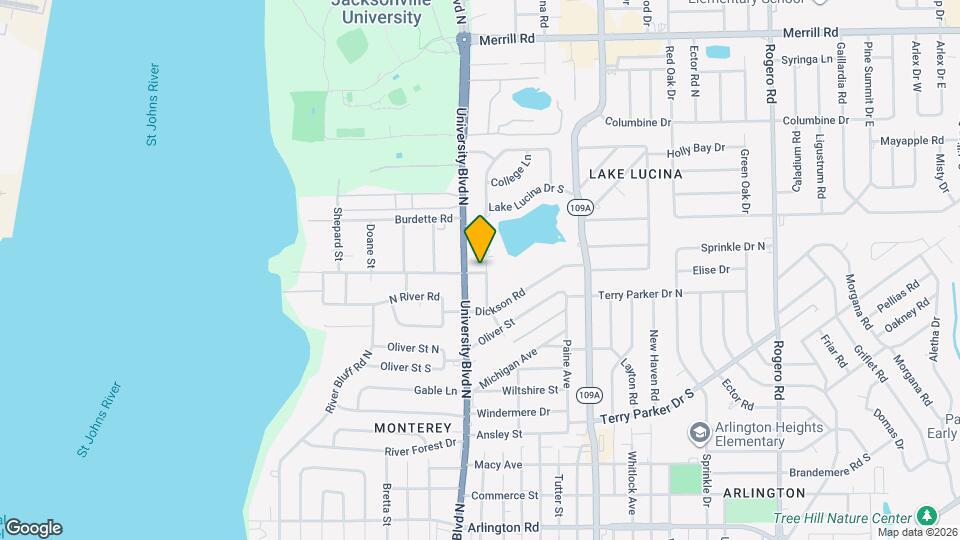 5637 Floral Bluff Rd Map and Location Details