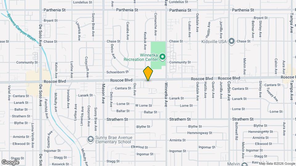 20216 Roscoe Blvd Map and Location Details